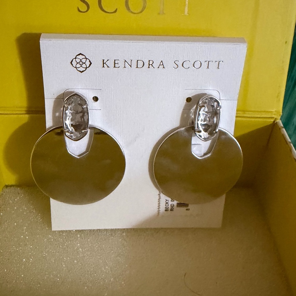 Kendra Scott Didi Hammered Statement Earrings